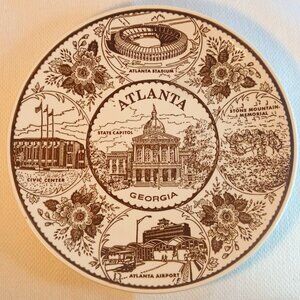 Atlanta Georgia Collector's Souvenir Destination Plate